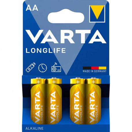 AA / LR6 SUPER (BLISTER DE 4 PILES) VARTA - LONGLIFE