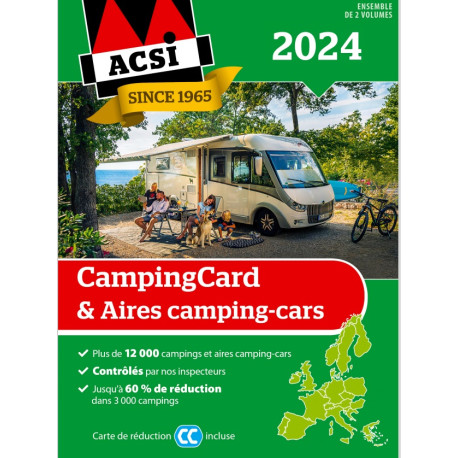 GUIDE CAMPING & AIRES DE CAMPING CAR ACSI 2024