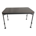 TABLE ALUMINIUM AMICA 4 PERSONNES 115 X 70 X 55/75 CM