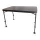 TABLE ALUMINIUM AMICA 4 PERSONNES 115 X 70 X 55/75 CM