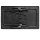 TABLE LINEAR BLACK 100 X 68 X 63/83 CM BRUNNER