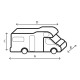 HOUSSE DE CAMPING-CAR 7,50-8,00 M 4 SAISONS - BRUNNER