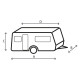 HOUSSE DE CARAVANE 4,00-4,50 M 4 SAISONS - BRUNNER