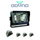 CAMERA VIEW 360° CARBONE + MONITEUR 7 POUCES - ODONA