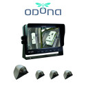 CAMERA VIEW 360° CARBONE + MONITEUR 7 POUCES - ODONA