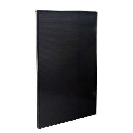 PANNEAU SOLAIRE FULL BLACK PERC 100W AVEC PASSE-TOIT ET REGULATEUR MPPT 10A