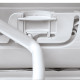DOME DE TOIT MIDI HEKI STYLE A LEVIER BLANC AVEC VENTILATION 70 X 50 CM