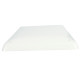 LANTER.400X400 MM DOUBLE BLANC OPAQUE AVEC MOUSTIQUAIRE