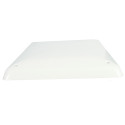 LANTER.400X400 MM DOUBLE BLANC OPAQUE AVEC MOUSTIQUAIRE