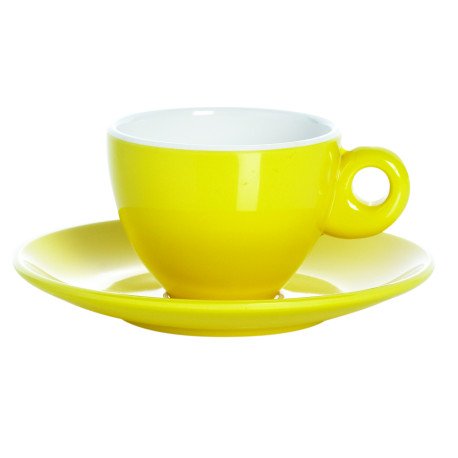 ESPRESSO SET JAUNE (2 TASSE + 2 SOUS TASSE)
