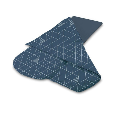 COUCHAGE 77 COMPACT - Geo Navy (77x190x2,5) - DUVALAY