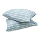 TAIE DOREILLER x1 (73x51)- Raye Gris - DUVALAY