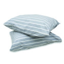 TAIE DOREILLER x1 (73x51)- Raye Gris - DUVALAY