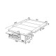 MALLE EGOE NESTBOX HIKER 100 GRIS - COMPLETE SET+