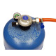 DETENDEUR GC AVEC REGULATEUR DE PRESSION ET MANOMETRE 85CM OVERFLOW