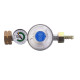 DETENDEUR UNIVERSEL AVEC REGULATEUR DE PRESSION ET MANOMETRE 85CM OVERFLOW