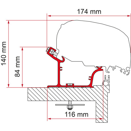 ADAPT. ADRIA CARAVAN 450 SANS PERCAGE 2015