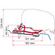 ADAPTATEUR FORD TRANSIT L3 H3 1 X 320 CM
