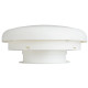 AERATEUR DE TOIT DIAMETRE DE PERCAGE 110MM PLASTIQUE BLANC