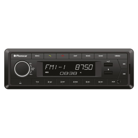 AUTORADIO DAB+ AVEC 2 USB ET BLUETOOTH FACADE DETACHABLE