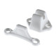 BLOC-PORTE HT 40MM PLASTIQUE BLANC (ARRET + CRAMPON)