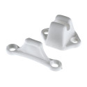 BLOC-PORTE HT 40MM PLASTIQUE BLANC (ARRET + CRAMPON)