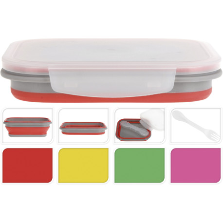 BOITE A LUNCH PLIABLE + FOURCHETTE