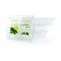 BOITES PLASTIQUES 1L RECTANGULAIRE SET 3 PIECES
