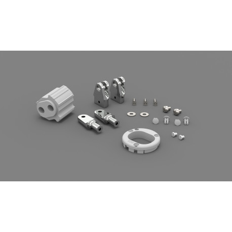BOUCHON GAUCHE ROULEAU F35 TITANIUM