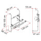 CARRY BIKE CARAVAN UNIVERSAL EMBOUTS NOIRS