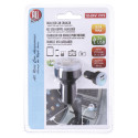 CHARGEUR USB DOUBLE 12/24V PL NOIR