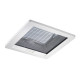 DOME DE TOIT MINI HEKI STYLE 40x40 CM AVEC VENTILAT PERMANENTE TOIT DE 25 A 42 M