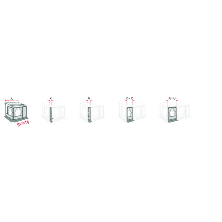 FACADE 20 CM ZIP ET PRIVACY ROOM (F65/F80)