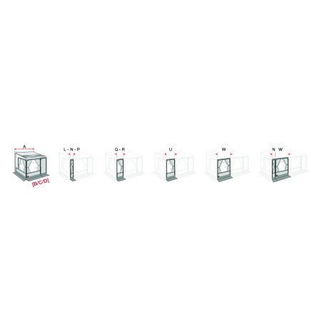 FACADE 25 CM ZIP ET PRIVACY ROOM (F45/F70)