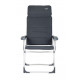 FAUTEUIL AIR ELITE GRIS AVEC APPUI-TETE PLAT - CRESPO