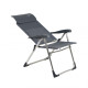 FAUTEUIL CLASSIC GRIS AVEC APPUI-TETE PLAT - CRESPO