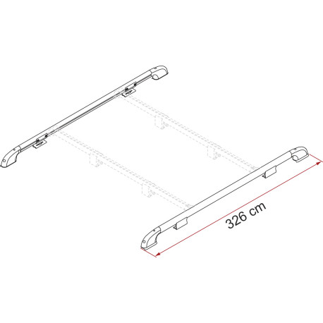 GALERIE 2 RAILS ROOF RAIL
