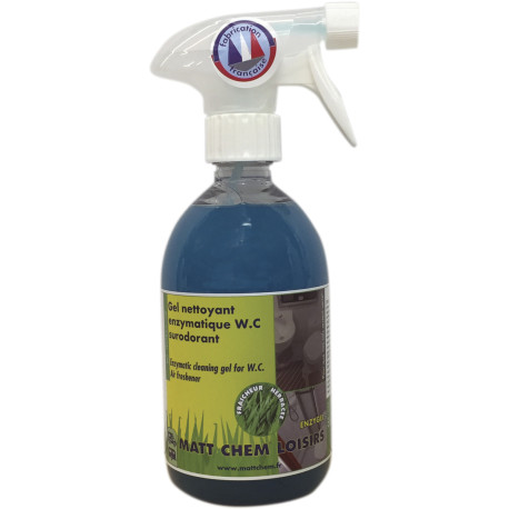 GEL ENZYMATIQUE NETTOYANT SANITAIRE DESTRUCTEUR DODEUR SPRAY 500ML