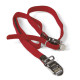 KIT 2 SANGLES INOX ROUGE