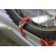 KIT 2 SANGLES INOX ROUGE