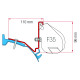KIT ADAPTATEUR FORD CUSTOM CAPLAND/CAPFUN F35 PRO