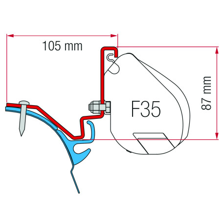 KIT ADAPTATEUR VW T6 KEPLER F35 PRO