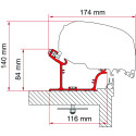 KIT ADRIA CARAVAN SANS PERCAGE 2 X 50 CM + 2 X 27 CM