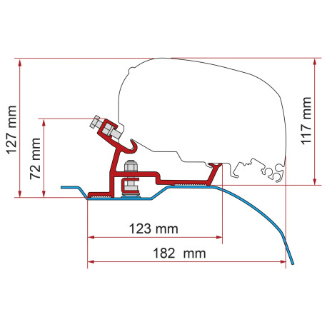 KIT FIAT DUCATO JUMPER BOXER 06 (F80/F65) - LHD + RHD FINITION NOIRE