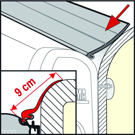 KIT RAIN GUARD L 550
