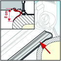 KIT RAIN GUARD LOWER 550