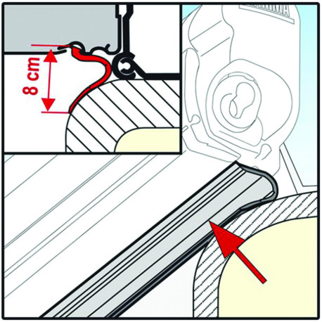KIT RAIN GUARD LOWER 550