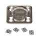 KIT SQUARE PLATES GARAGE 4 PCS