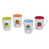 MUGS CAMPER SMILES - 4 PIECES