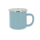 PACK DE 2 MUGS EN ACIER EMAILLE INCASA